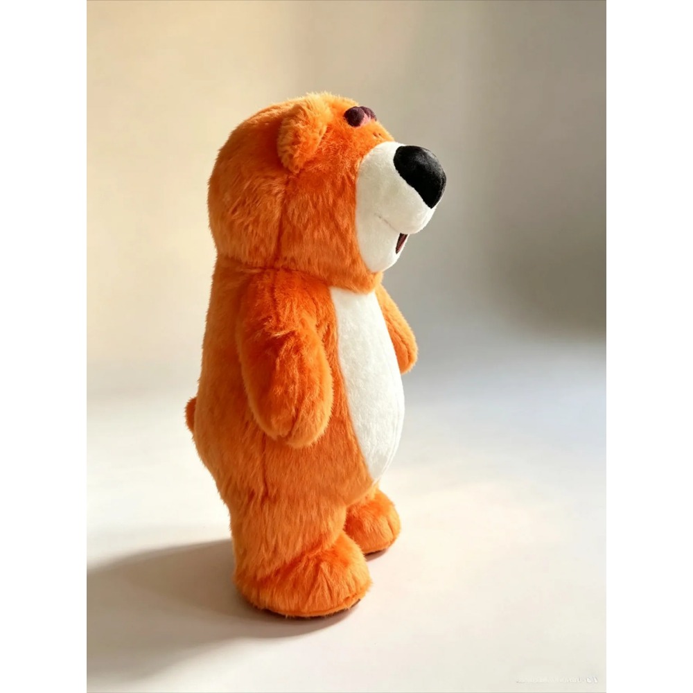 Inflatable Orange Bear Mascot  - đánh giá và giá Suits