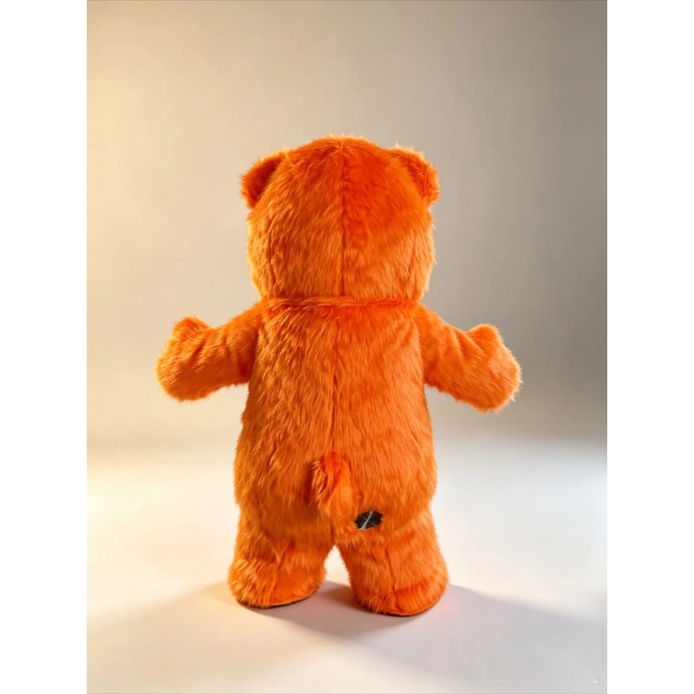 Inflatable Orange Bear Mascot  - đánh giá và giá Suits