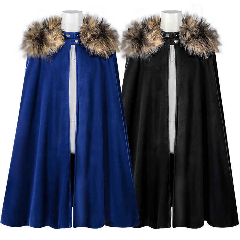 Halloween Woolen Cape Retro Fu - đánh giá và giá Jackets