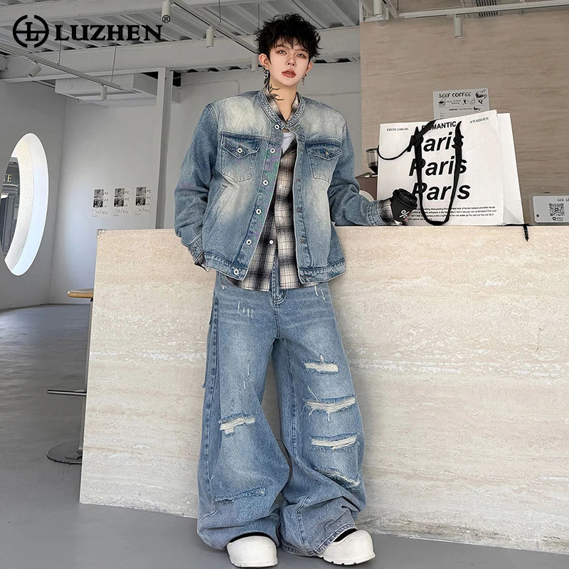 LUZHEN 2026 Autumn Vintage Was - đánh giá và giá Jeans